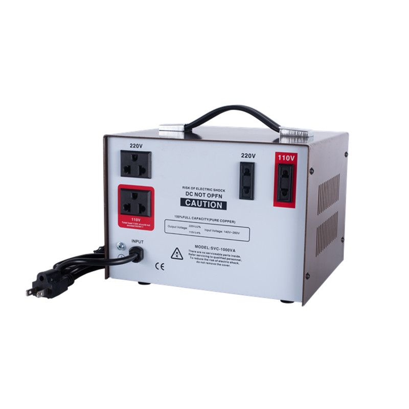 SVC-1000VA Analog Meter +2USB 110V 220V Automatic Voltage Stabilizer