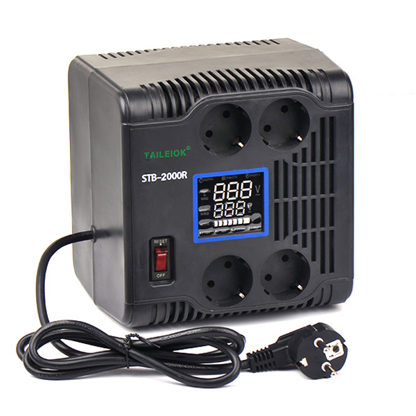 TLBR 2000VA LED Relay Euro Socket Automatic Voltage Regulator