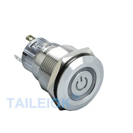 22mm 5 Pin Push Button Switch IP67 5A
