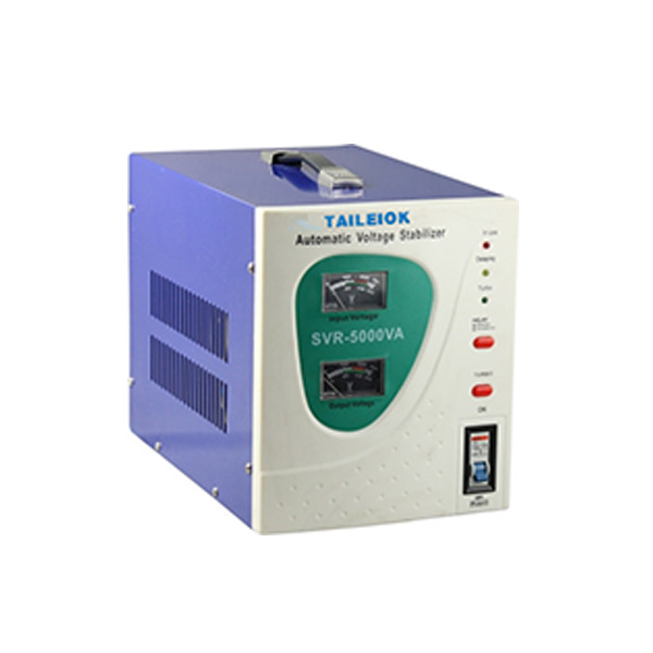 12_AVR-5000VA-01 Relay Voltage Stabilizer LED Meter White