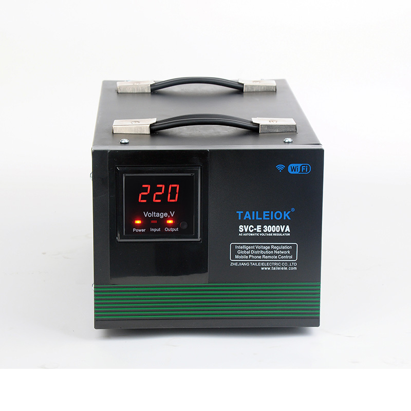 SVC-E 1000VA WIFI intelligent voltage stabilizer white design Motor jammed protection