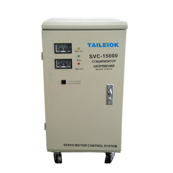 SVC-5KVA to 30KVA Virtical Type Single Phase Servo Type Voltage Stabilizer Analog Meter