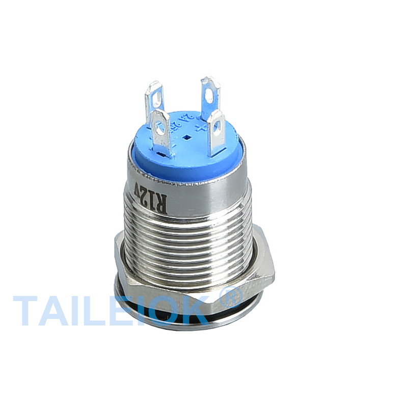12mm Metal Push Button Switch Illuminated Rest Push Button Switch