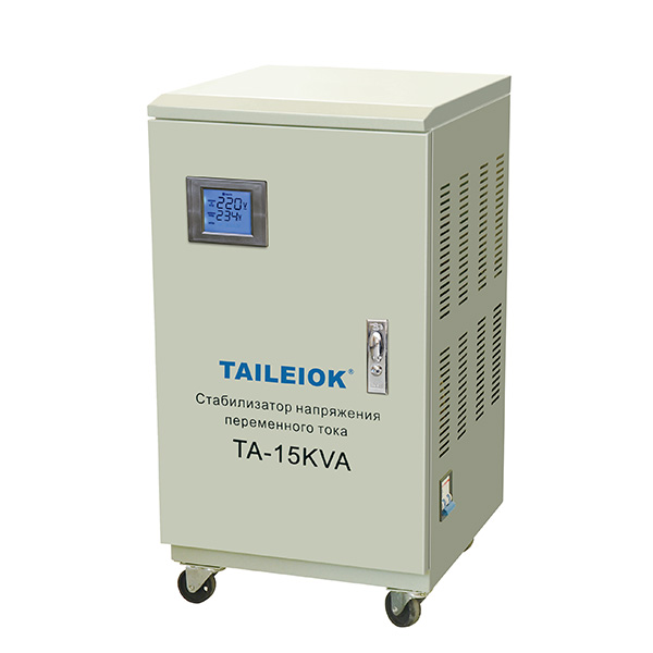 Single Phase Virtical Type Voltage Stabilizer LCD Meter 15KVA