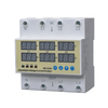 Three Phase Adjustable Over and Under Voltage Protector with Over Current Protection Automatic Recovery Protective Device 63A