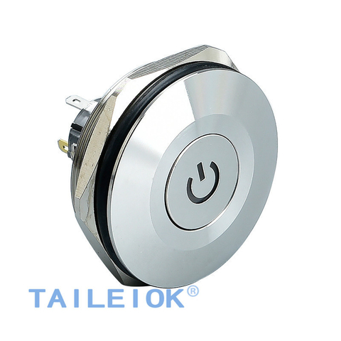 40mm Stainless Steel Metal Push Button Switch