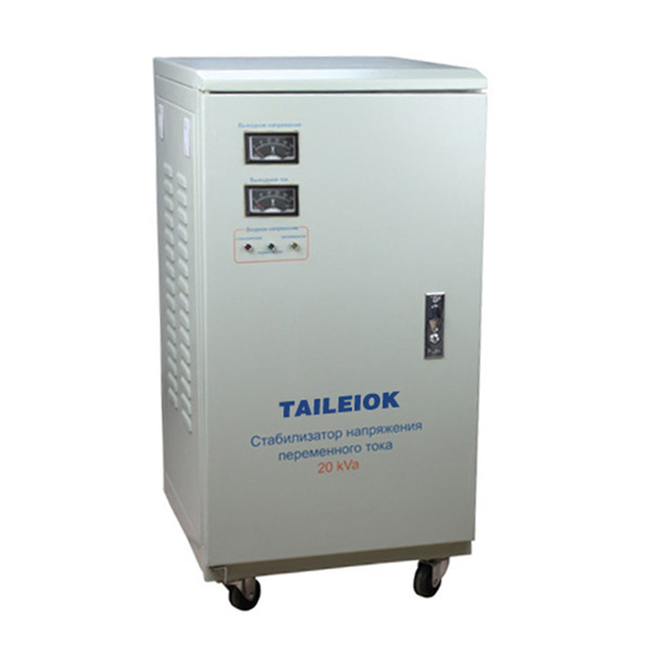 SVC-5KVA to 30KVA Virtical Type Single Phase Servo Type Voltage Stabilizer Analog Meter
