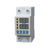 Double Pole 1-63A Automatic Reconnect Over Under Voltage Protector Adjustable Protector De Voltage