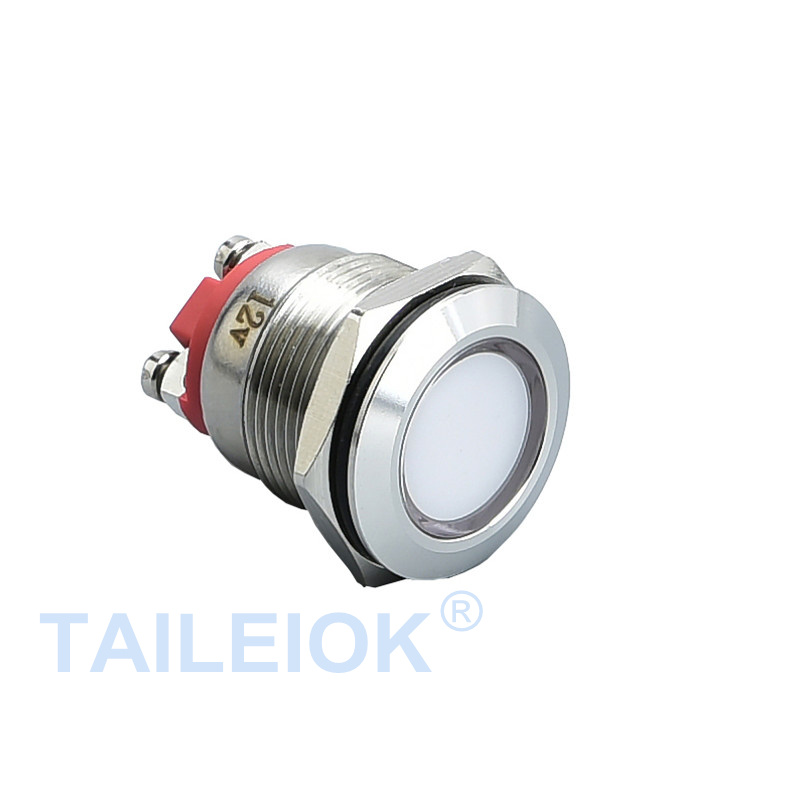 19mm Waterproof Pilot Lamp Signal LED Indicator Lights With Screw Terminal