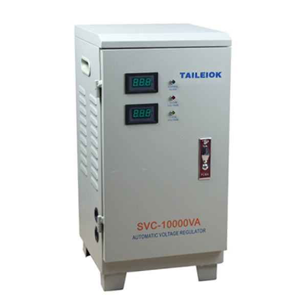 Servo SVC-5KVA/8KVA/10KVA/15KVA/20KVA/30KVA Single Phase Virtical Type Voltage Stabilizer LCD Meter