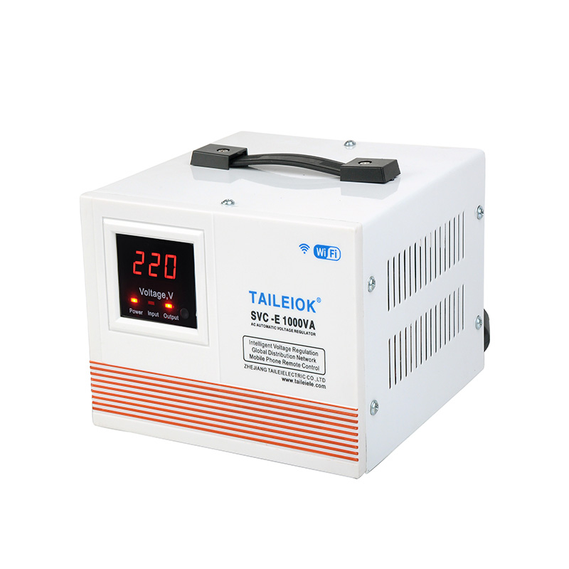 SVC-E 3000VA WIFI remote control intelligent voltage stabilizer white design