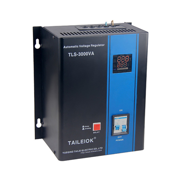 01_TLS-3000VA Wall Mounted Type Relay Automatic Voltage Stabilizer (LED Meter)