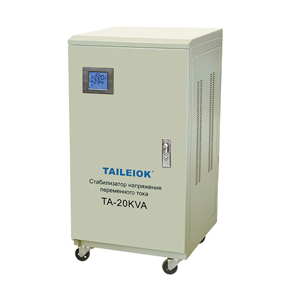 Servo SVC-5KVA/8KVA/10KVA/15KVA/20KVA/30KVA Single Phase Virtical Type Voltage Stabilizer LCD Meter