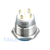 16/19/22mm Momentary Push Button Switch 4 Pin Waterproof