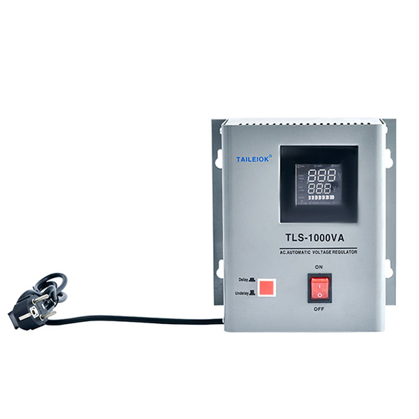 08_TLS-1000 Wall Mounted Type Relay Automatic Voltage Stabilizer (LED Meter)